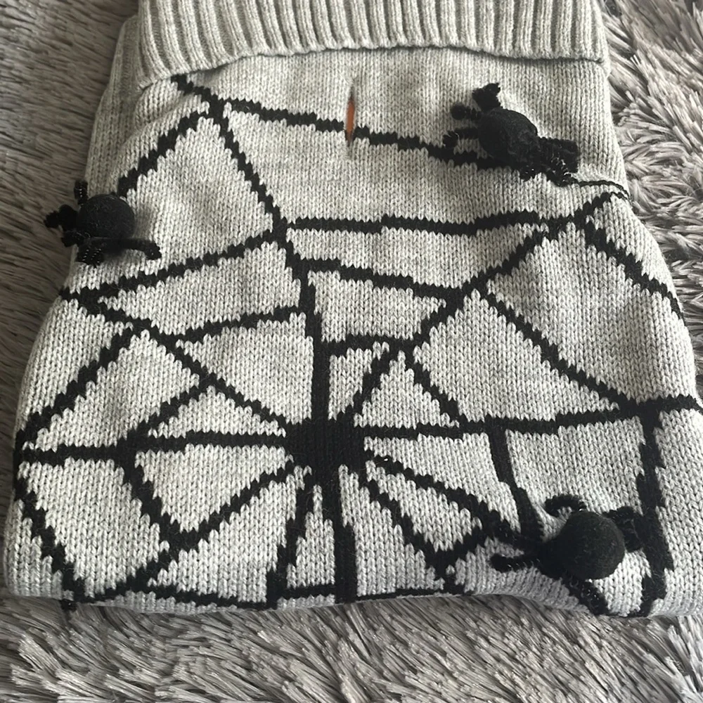 Hyde and Eek! Spiderweb Dog Sweater